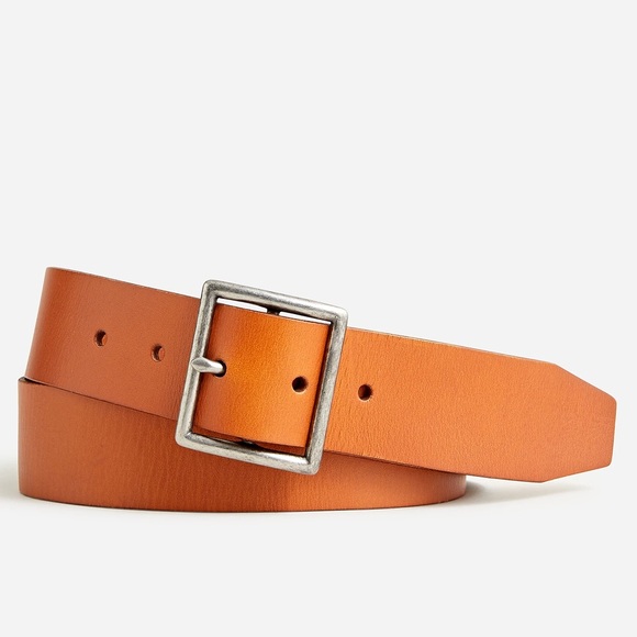 J. Crew.New. Unworn. Wallace and Barnes branded belt. LEATHER. Cinnamon,Size 30. - Picture 1 of 2